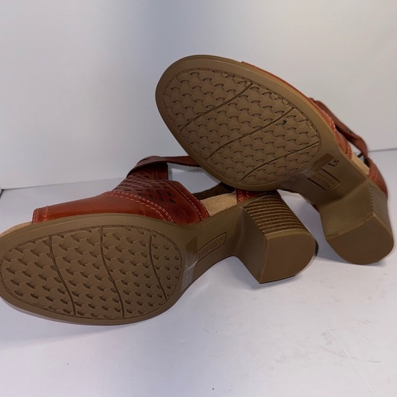 Cobb Hill Womens Hattie High Cuff Brown Sandals 8 - Picture 7 of 9